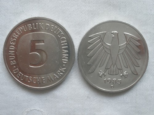 Brd kursmünze aus - 5-dm-kursmünze,,