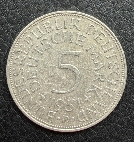 Münze 1951 d - 5,