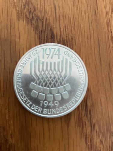 Silbermünze gute - dm,