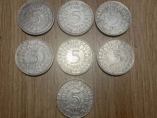 Münzen bdr 1951 - 7x, 1959