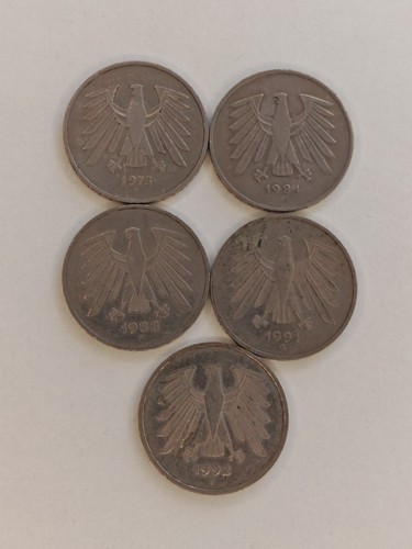 Kursmünzen 1975 1992 - 5,