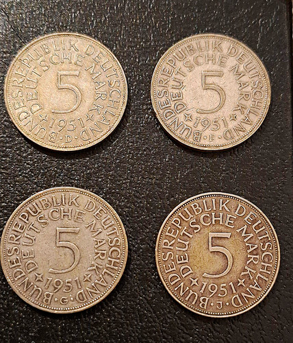 Silberadler 1951 - 5, dm