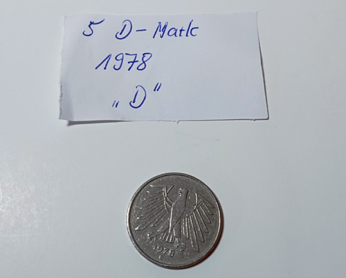 Münze deutsche mark d - münze, dm