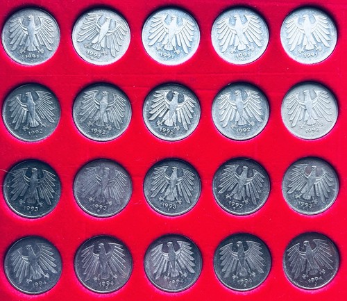 Brd münzen 1991 - 5,