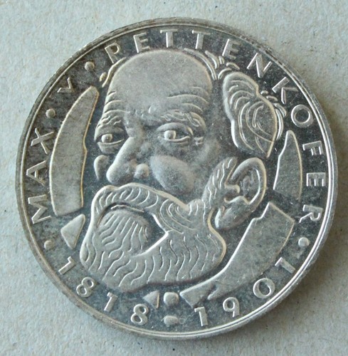 Gedenkmünze pettenkofer - dm,