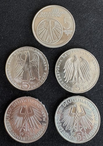 Lot dm gedenkmünzen brd - 5,