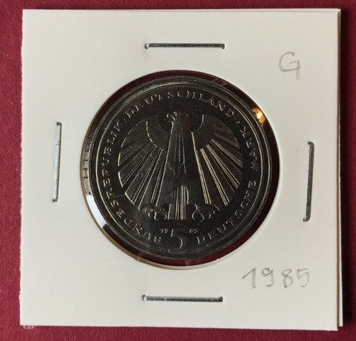 Gedenkmünze 1985 erste - gedenkmünze,