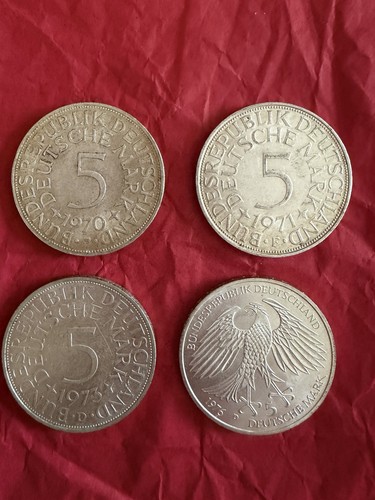 Silbermünzen 3x - silbermünzen,