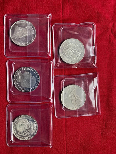 Brd 5dm 5er set - brd, gedenkmünzen