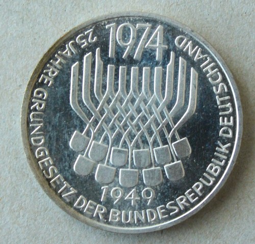 Gedenkmünze 25 jahre - dm,