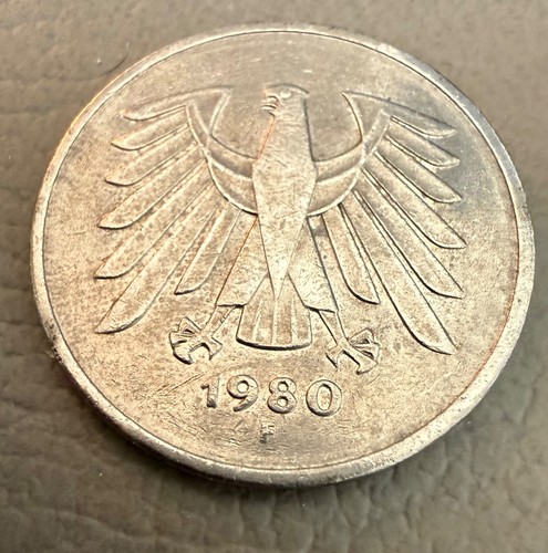 Deutsche mark münze 1980 - 5, f